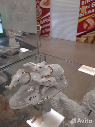 Статуэтка слоны семья