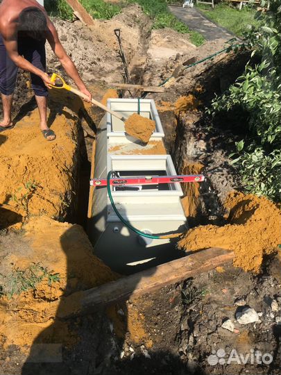 Септик под ключ для частных домов, дачных участков