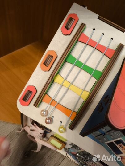 Бизиборд домик со светом большой