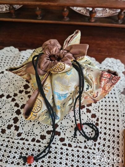 Кружка заварочная с крышкой из красной глины