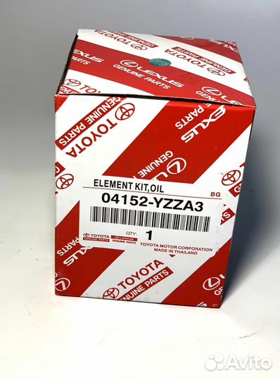 Фильтр масляный Toyota (OEM) 04152yzza3