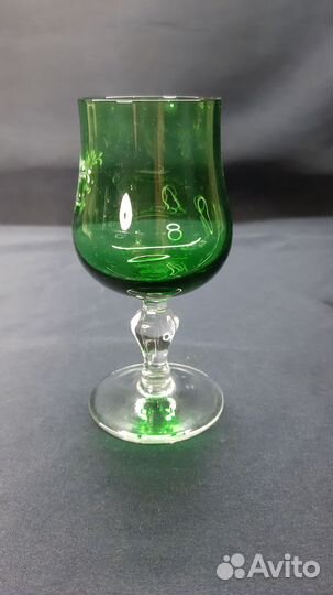 Бокалы цветное стекло