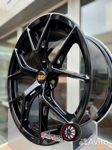 Литые диски реплика BBS r19 5x108 черный глянец