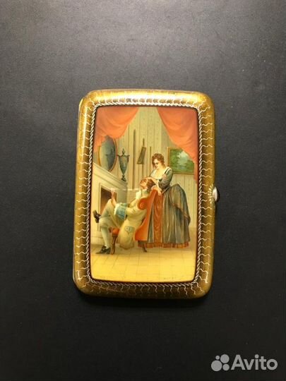 Портсигар Эмаль