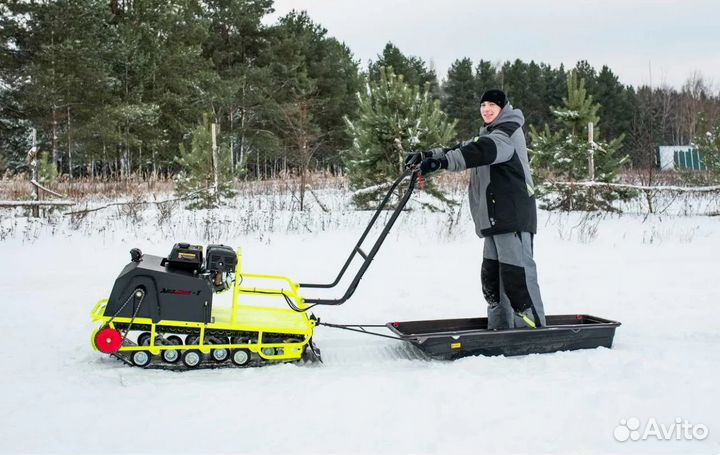 Мотобуксировщик Хозяин-1 15 л.с paccpoчka металл