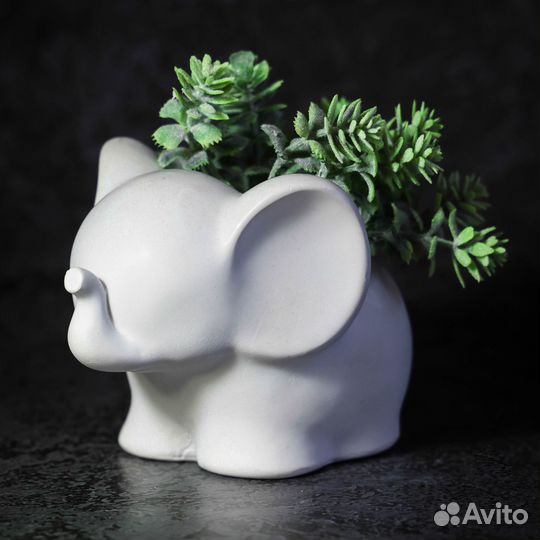 Кашпо из гипса 