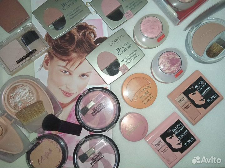 Коллекция румян Bourjois,L’Oreal,Pupa,Revlon