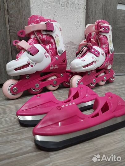 Коньки и ролики 2 в 1