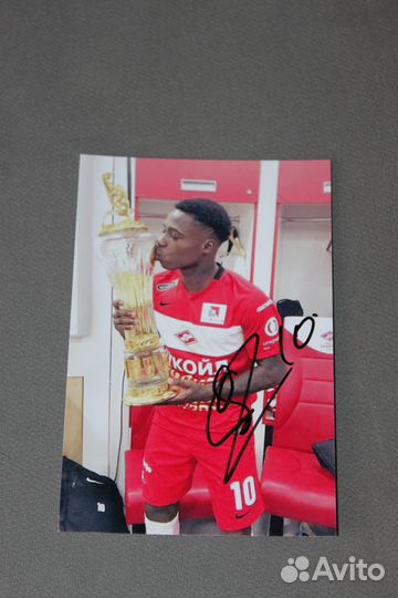 Автографы футболистов Спартак Москва