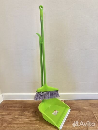 Метла и совок, набор для уборки, веник, щетка