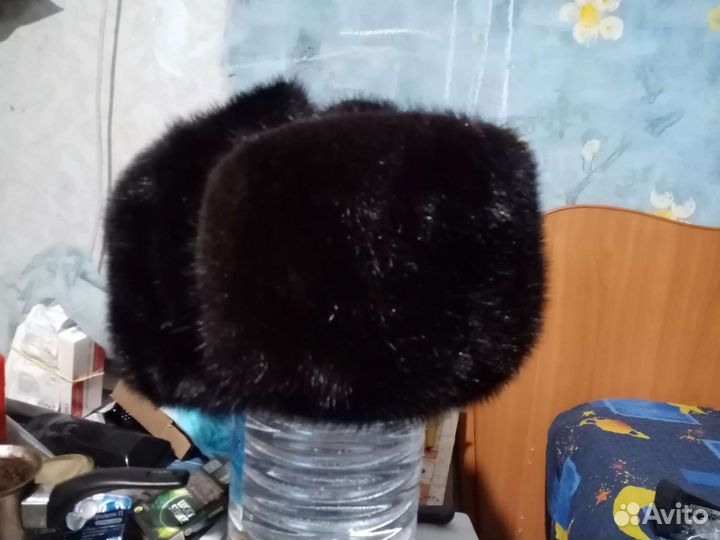 Норковая шапка мужская