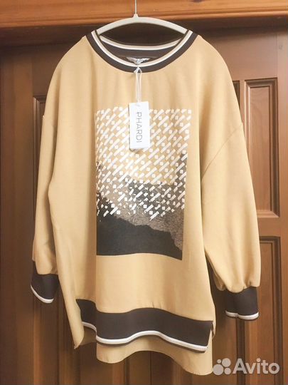 Новые кофты туники хлопок, вискоза 52-54 Турция