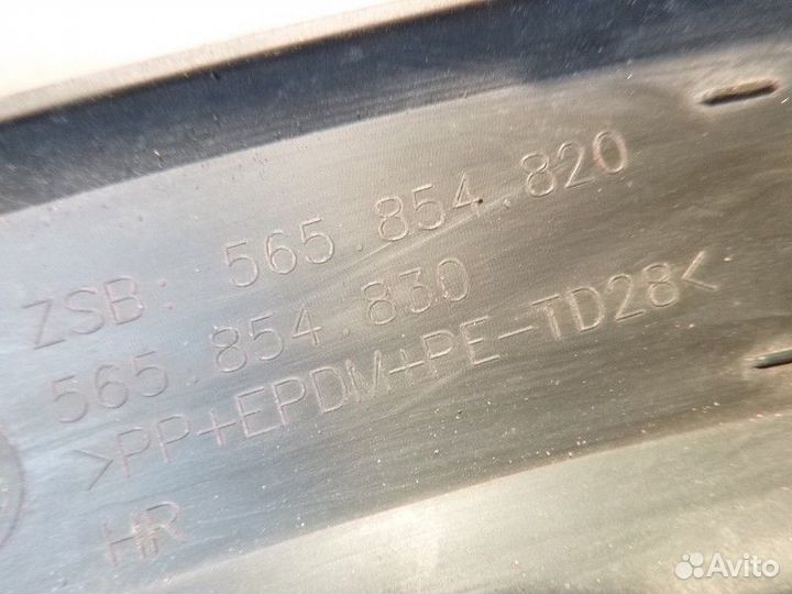 Накладка заднего крыла правого skoda kodiaq kodiaq 2017