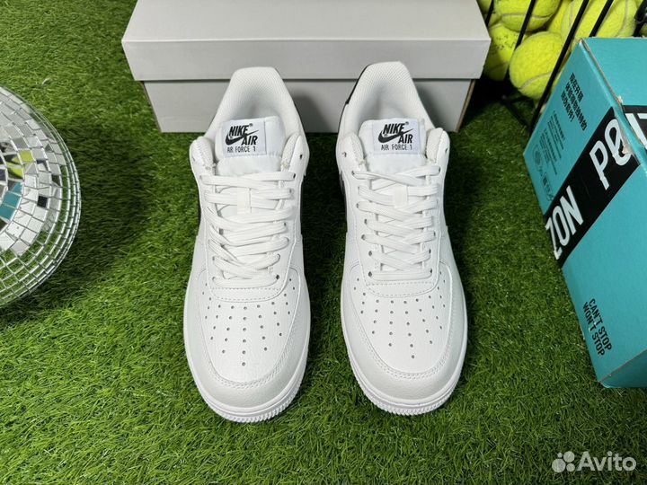 Nike air force 1 white black Оригинал