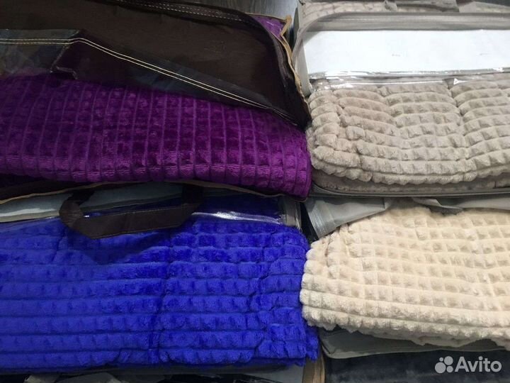 Пледы кубики евро+доставка