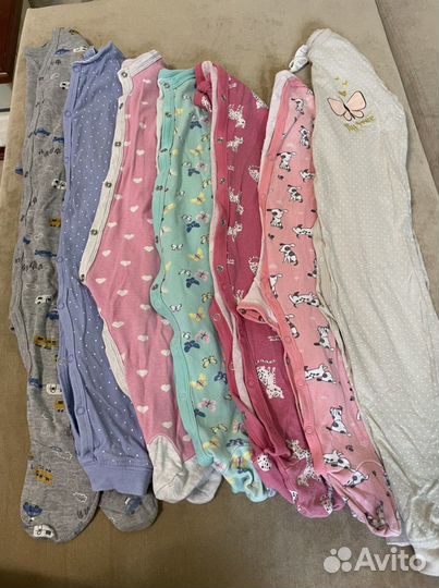 Одежда для девочки 6-12 мес Пакетом
