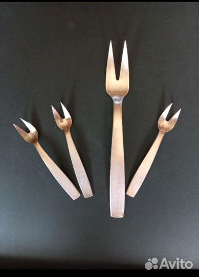 Вилки для фруктов мельхиор