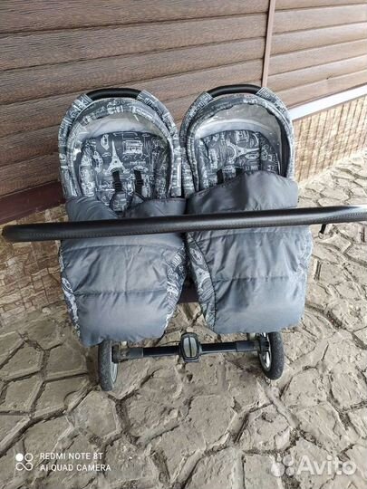 Коляска для двойни 2 в 1