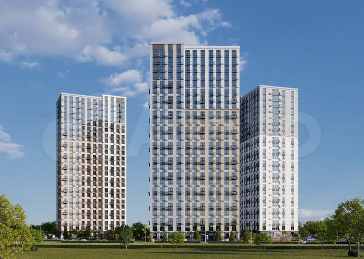 3-к. квартира, 67,1 м², 5/25 эт.