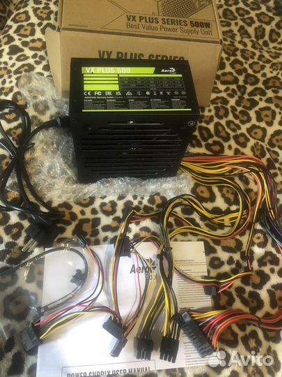 Блок питания aerocool vx plus 500w
