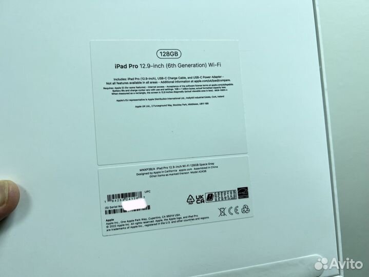 Hовый iPad Pro 12.9 M2 128Gb