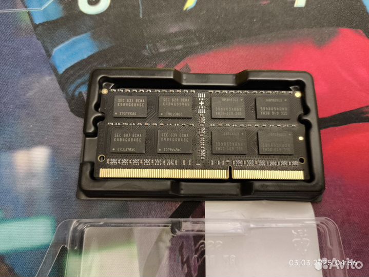 Оперативная память sodimm BR ddr3 8gb 1600Mhz