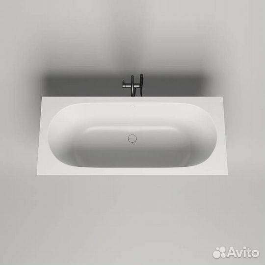 Salini Ornella Axis 170 Встраиваемая ванна 170х75х60см., прямоугольная, материал: S-Stone, цвет: бел