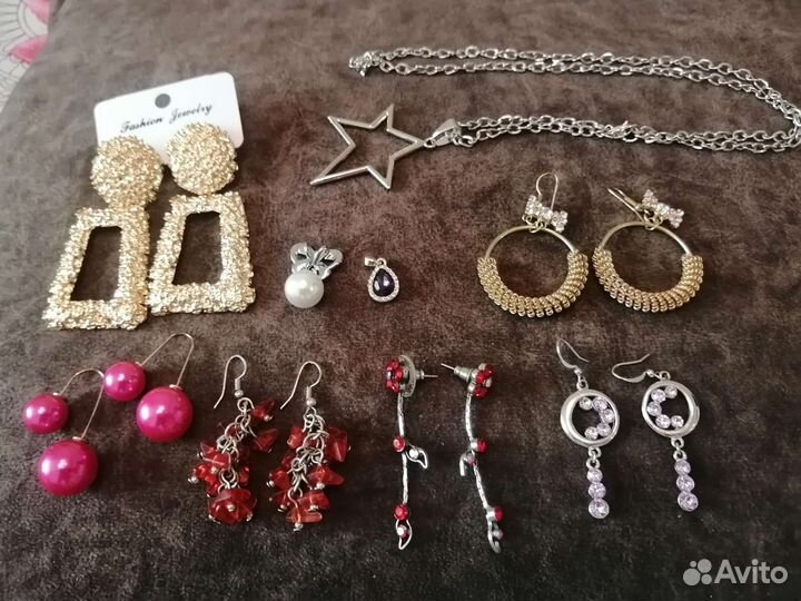 Серьги, подвеска, кулоны