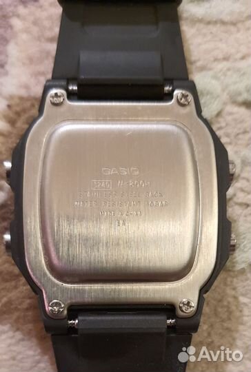 Часы casio W-800H-1bves