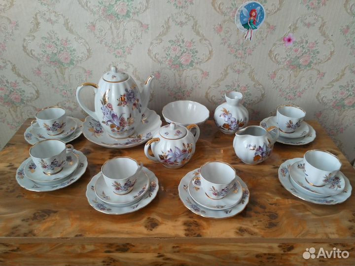 Сервиз. лфз.Экспорт. 24 предмета. СССР. новый