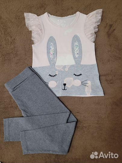 Джинсы и леггинсы для девочки, 104-110