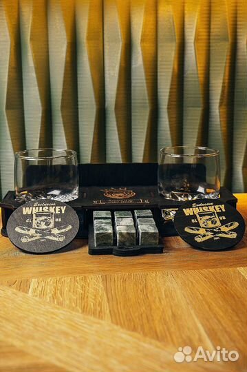 Мужские подарки, камни для виски, подарочный набор