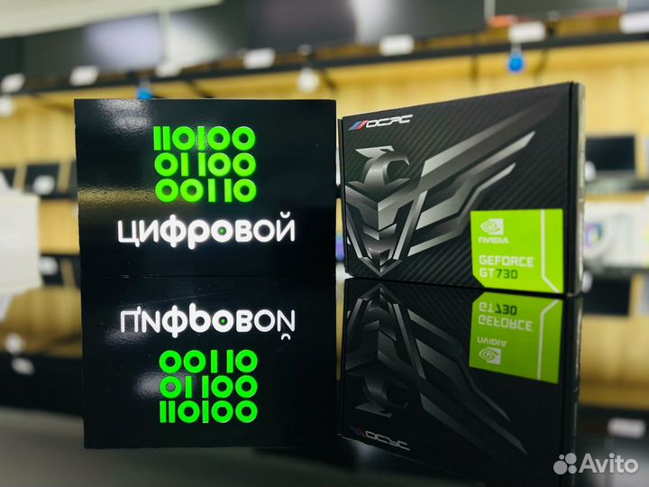 Новая видеокарта ocpc Nvidia GeForce GT 730 4Gb