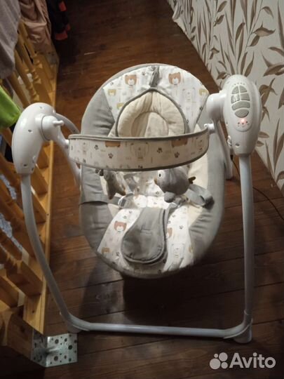 Детские электронные качели бу