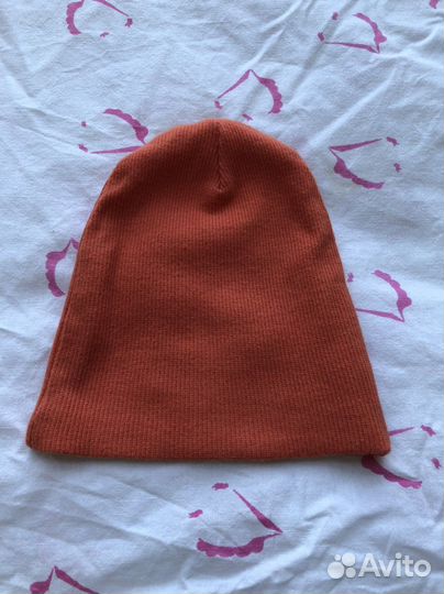 Шапочка бини на малыша 0-2 месяца