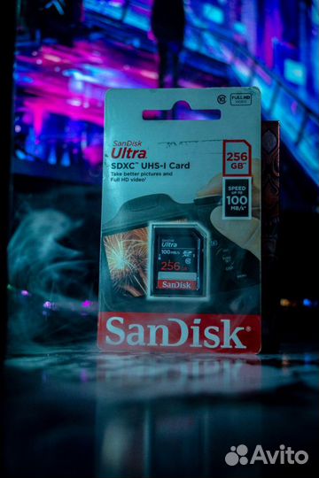 Новая Карта памяти SanDisk Ultra 256GB sdxc