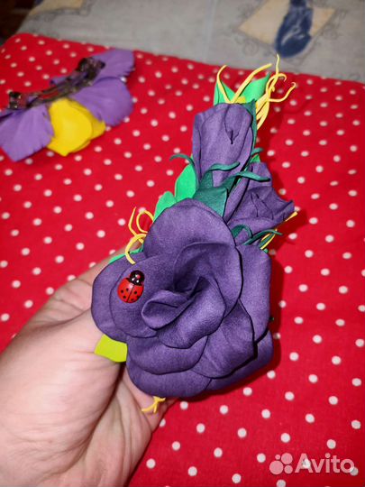 Заколка для волос ручная работа