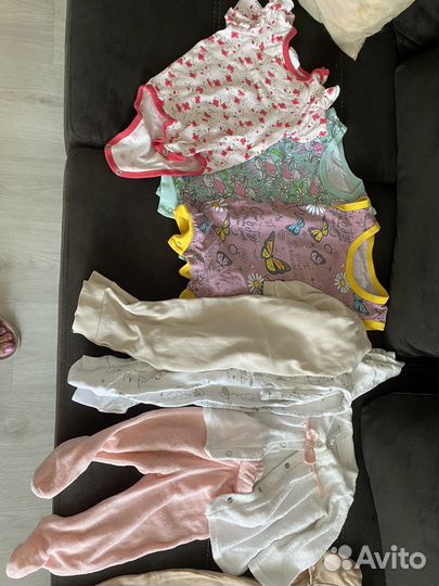 Вещи пакетом на девочку от 56