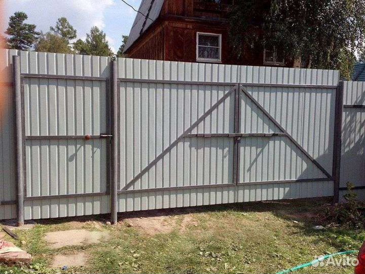 Установка ворот, заборов