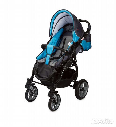 Коляска adbor zipp blue 2 в 1