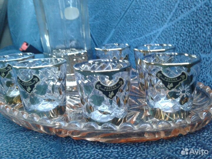 Сервиз СССР, чайные пары, блюда, стопки - фарфор