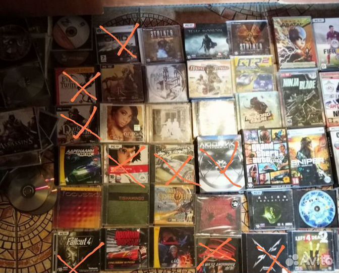 Игры для пк на DVD и CD. Указана min цена