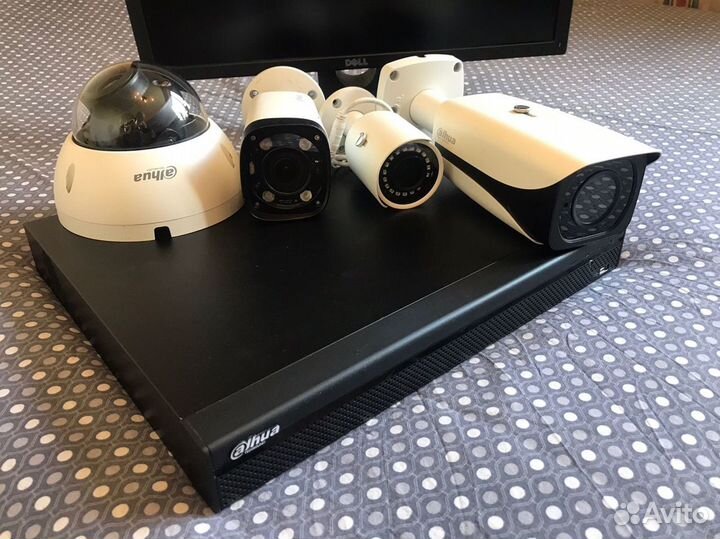Комплект видеонаблюдения Dahua 4k