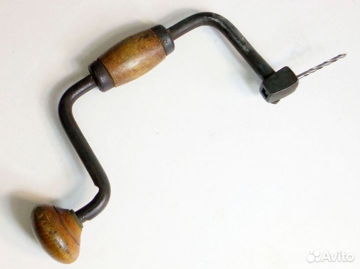 Дрель ручная 1930е метартель Союз коловорот клеймо