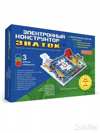Настольные игры электронный конструктор знаток