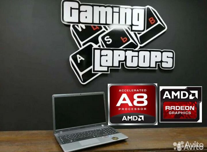 Ноутбук A8 / 6Gb / HD7670M