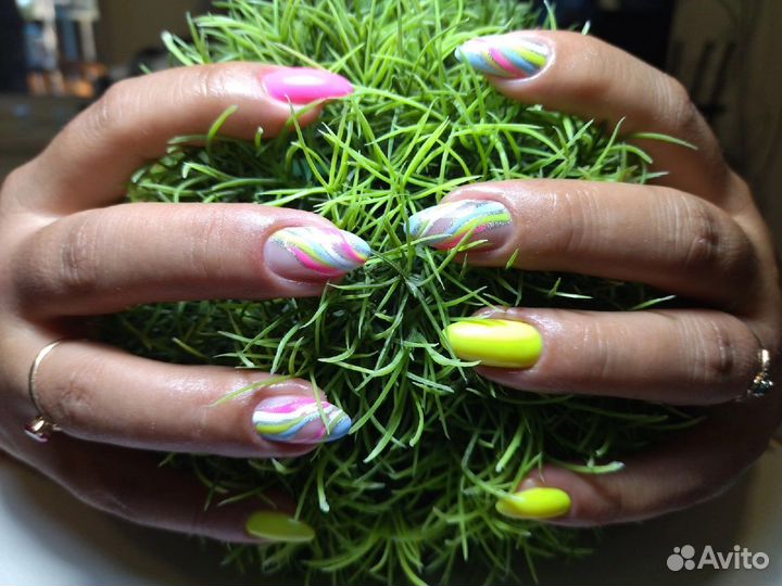 Гель -лак, педикюр