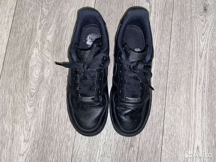 Кроссовки nike air force 1 low black 37,5