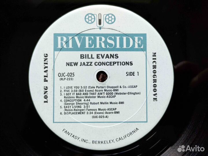 Bill Evans – New Jazz Conceptions – US 1982 v1