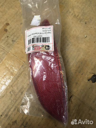 Катафот Hyundai Solaris